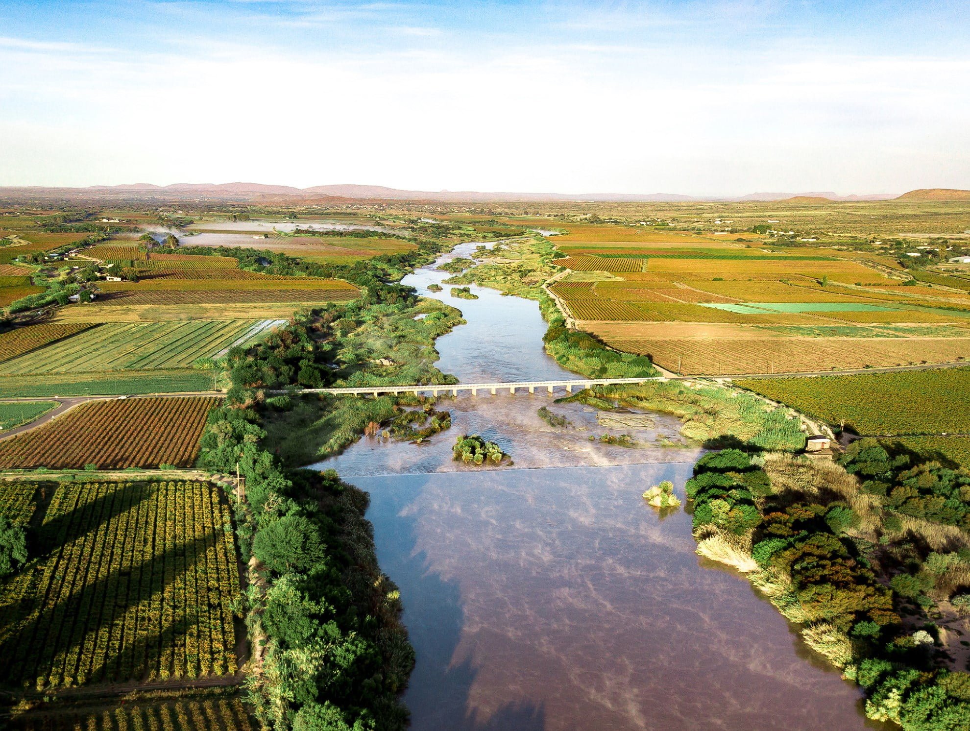 Walking trails near the Orange River